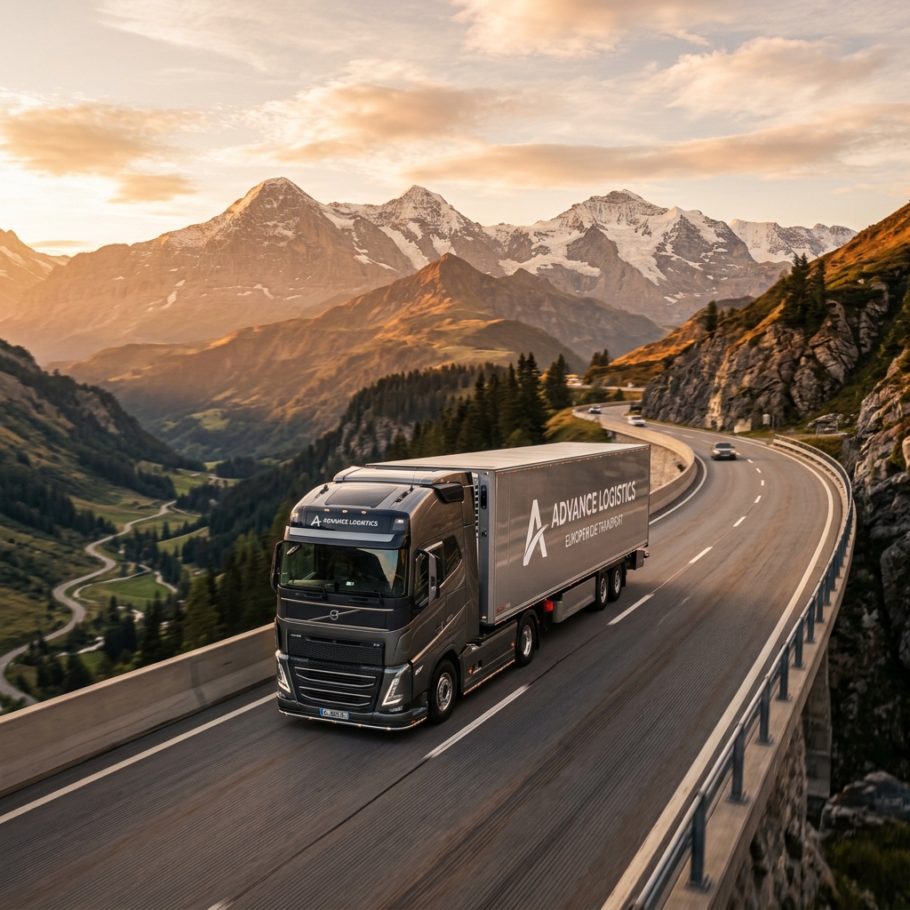 National road freight truck